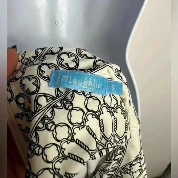 J.McLaughin Sophia Print 3/4 Sleeve Dress Size Small - Picture 6 of 6